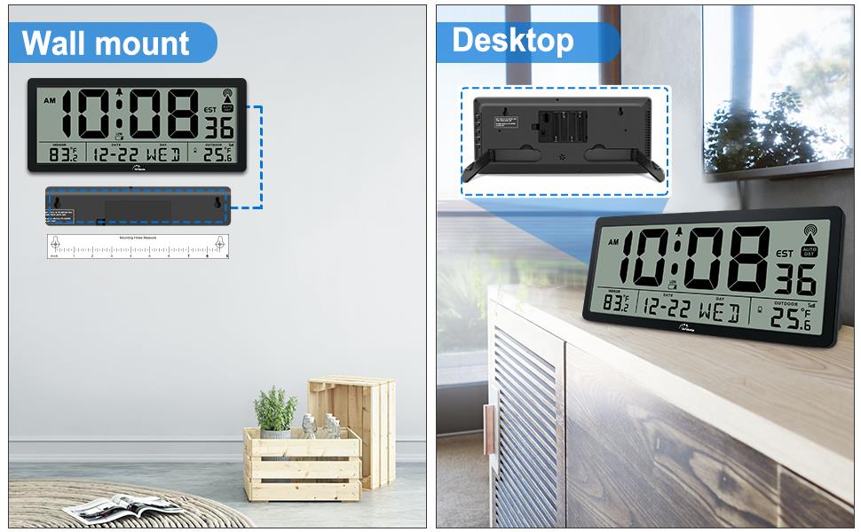 wall mount atomic clock