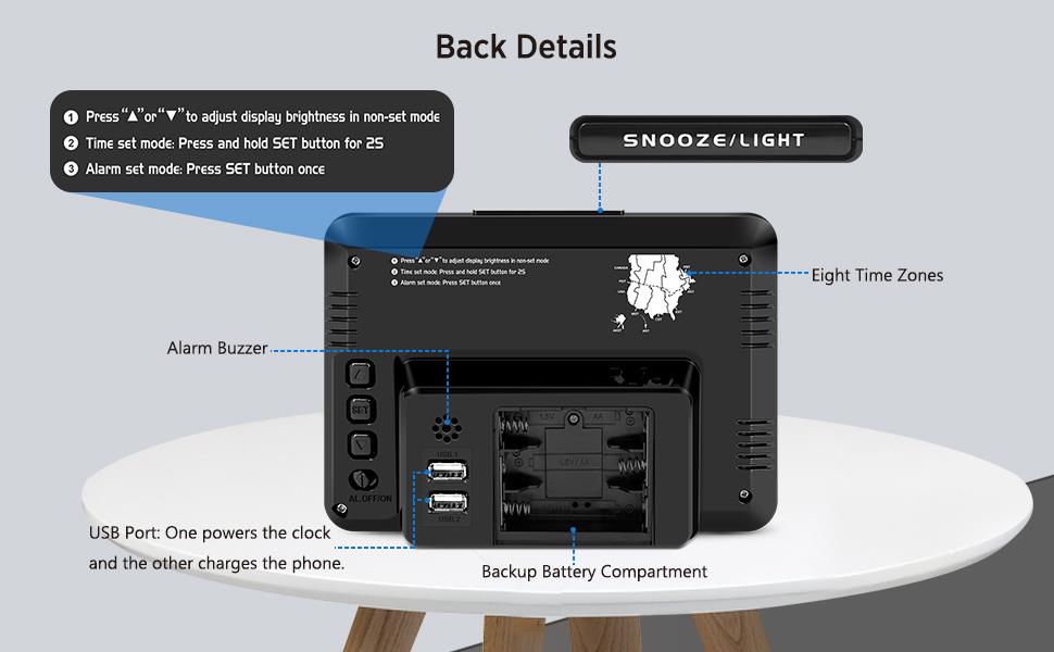 alarm clock for bedroom