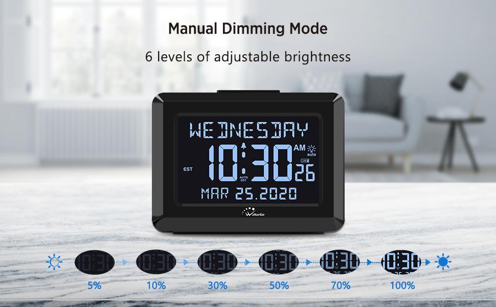 clocks for bedroom