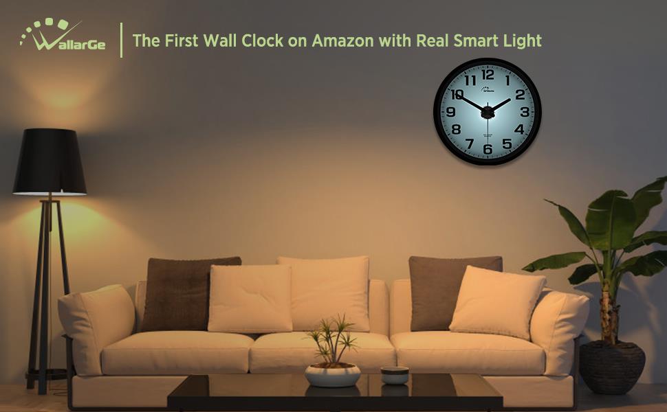 Wall Clock with Smart Light