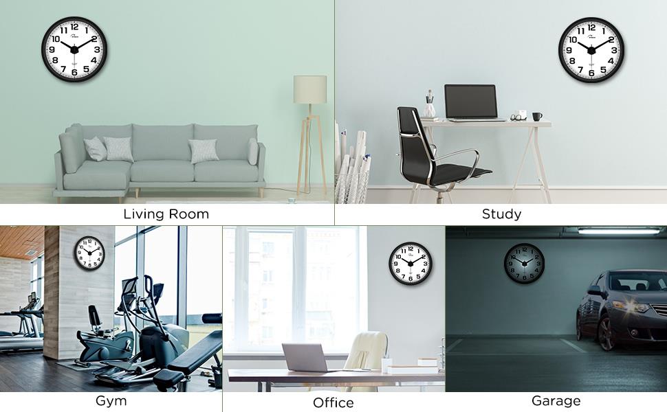 livingroom,kitchen,bedroom clock